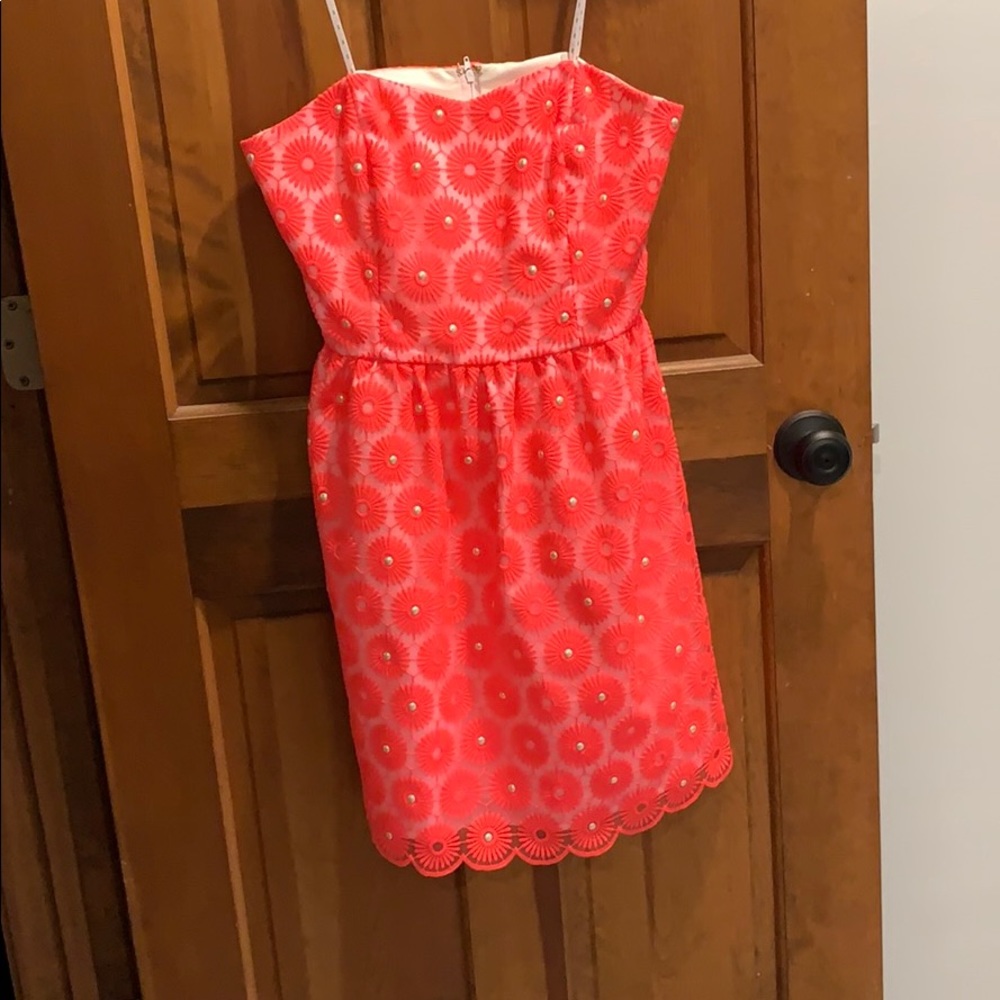 Lily Pulitzer Payton Fiesta Pink Pinwheel Dress